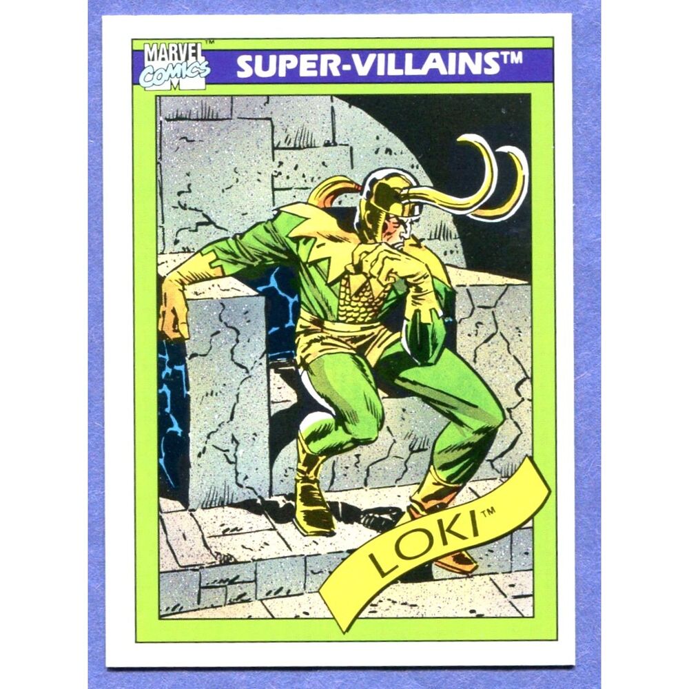 1990 Marvel Universe Card - #54 Loki